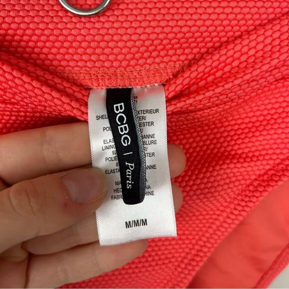 BCBG Textured High Waist Bikini Bottoms Size M - Picture 5 of 7